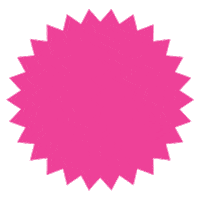 Pink Star Sticker by Glass Staircase