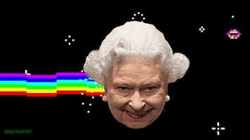 I M Dead Queen Elizabeth GIF by systaime