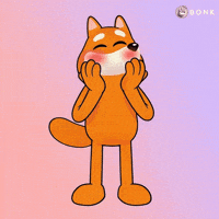 Embarrassed Sparkling Eyes GIF by BONK