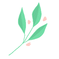 Planta Hojas Sticker