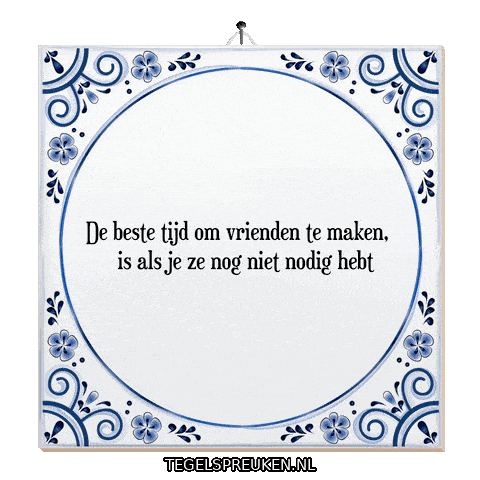 Nl Trots Sticker by Tegelspreuken.nl