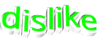 text dislike Sticker