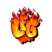 sim0nd33 fire nft graffiti lfg Sticker