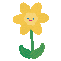 Flower Plant Sticker by THE RECORDER FACTORY