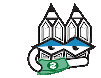 Make It Rain Money Sticker by Stamatia Alexaki
