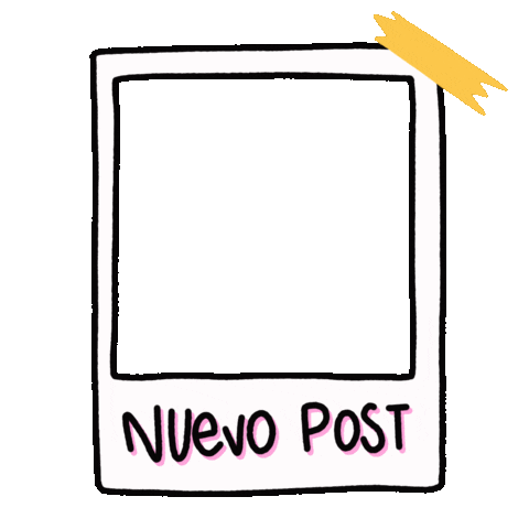 New Post Polaroid Sticker