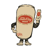Happy Can Man Sticker by Vita Design Co.