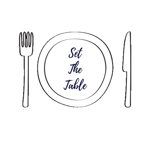 LNHedit lnh dinner time lnhedit set the table Sticker