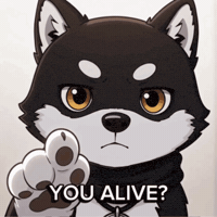 Are You Alive GIF by MAME | The Last Shiba