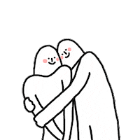 uallu1 love heart friends family Sticker