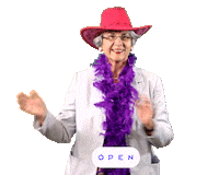 Abuela Sylvia Sticker by Open Plaza