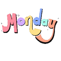 Adjtoberco happy morning monday mondays Sticker