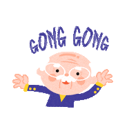 old man grandpa Sticker by Tenaga Nasional