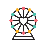 Ferris Wheel Love Sticker by Maggie’s Mission