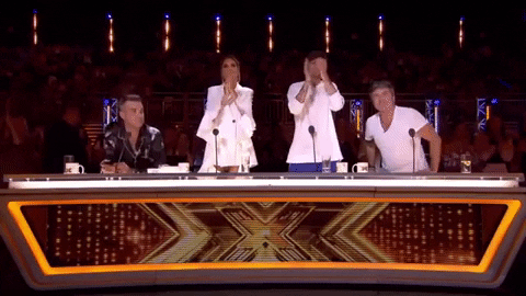 xfactorglobal giphygifmaker reaction clapping well done GIF