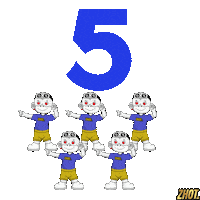 High Five Sticker by Zhot