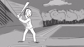 Strike Out Home Run GIF by CC0 Studios
