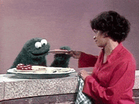 muppetwiki cookies sesame street plate cookie monster GIF