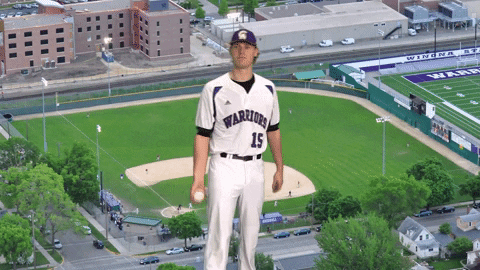 Baseball Warriors GIF by WinonaStateATH