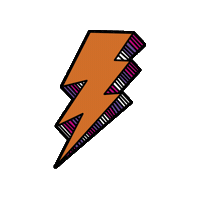 Thunder 雷 Sticker by SimWorks