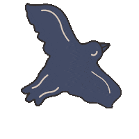 Bird Sticker by CarlijnQ