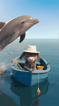 Fish Fishing GIF by Hugo El Burrito