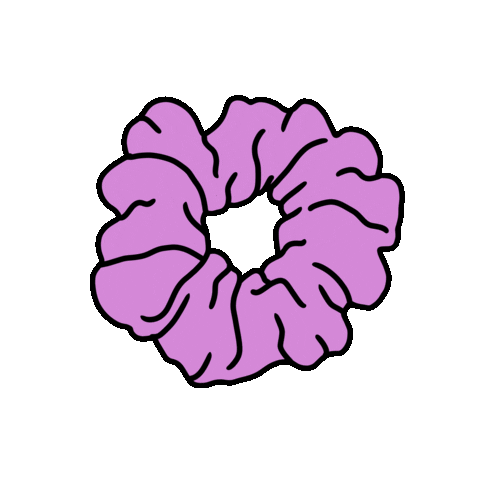 90S Scrunchie Sticker by Sophie Rose Brampton