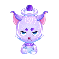 Angry Cat Sticker by MYTONA