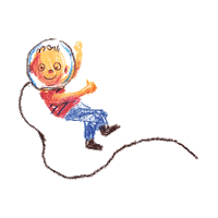 Fun Space Sticker by Gaveti