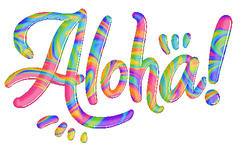 Hawaii Aloha Sticker by ERICA824