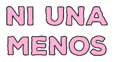 Ni Una Menos Women Sticker by doña batata