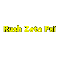 ZetaPsi 3dtext frat fraternity greek life Sticker