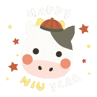 Happy New Year Asian Sticker