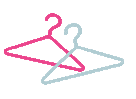 briefit fashion style closet hangers Sticker