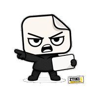 Angry Pointing Sticker by ZTIKIX