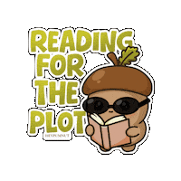 Books Reading Sticker