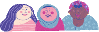 Friends Girls Sticker by Marie Boiseau