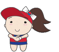 happy korea Sticker by LPGA