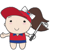 happy korea Sticker by LPGA