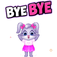 Bye Bye Goodbye Sticker by Lucas and Friends by RV AppStudios