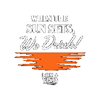 DrinkLomaVista sun sunset cocktail tequila Sticker