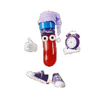 Sleepy Uni Sticker by Puhti / Vital