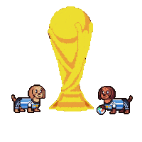 World Cup Argentina Sticker by HotDogs