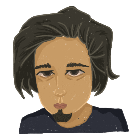 tabithabanu giphyupload hmm sigh hm Sticker