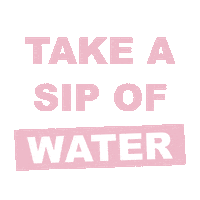 Water Drink Sticker by EQUA