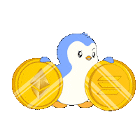 Crypto Penguin Sticker by Pudgy Penguins