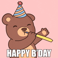 Celebrate Happy Birthday GIF by BEARISH