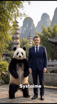 Panda Macron GIF by systaime