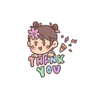 Thanks Sticker