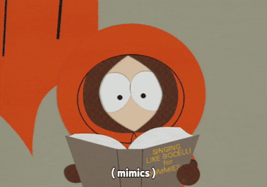 kenny mccormick opera GIF by South Park 